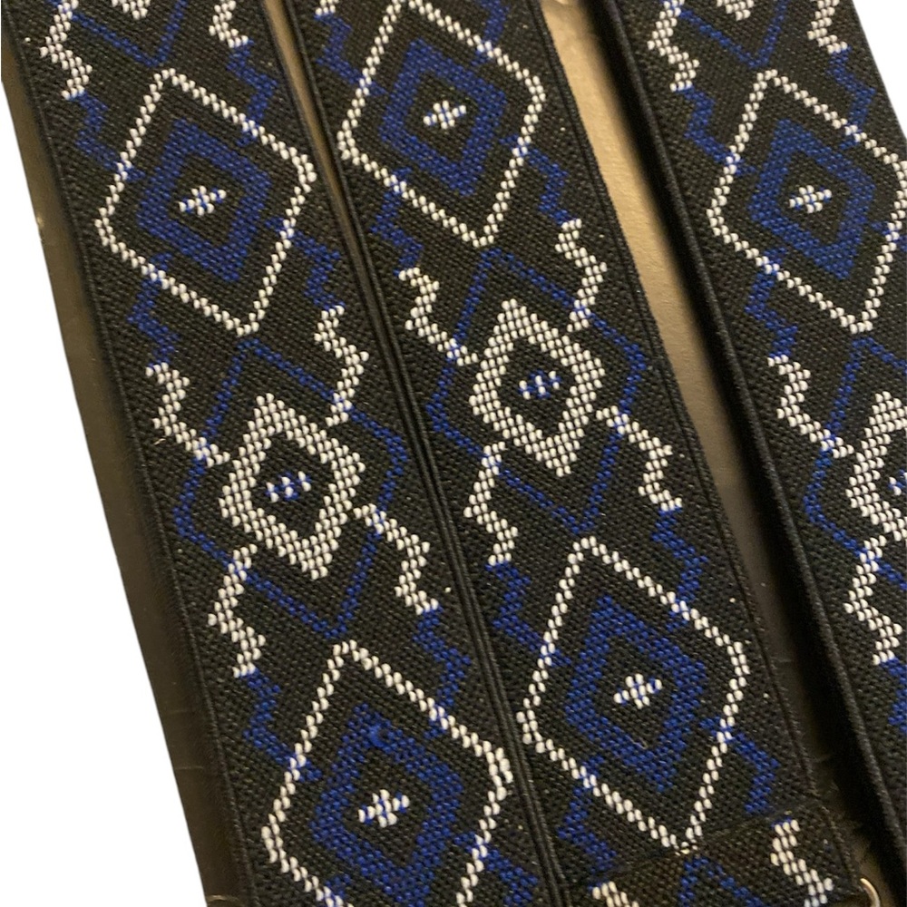Abstract Patterned Suspenders - Picture 2 of 7